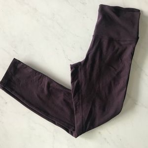 Lululemon Mesh Leggings - Dark Purple